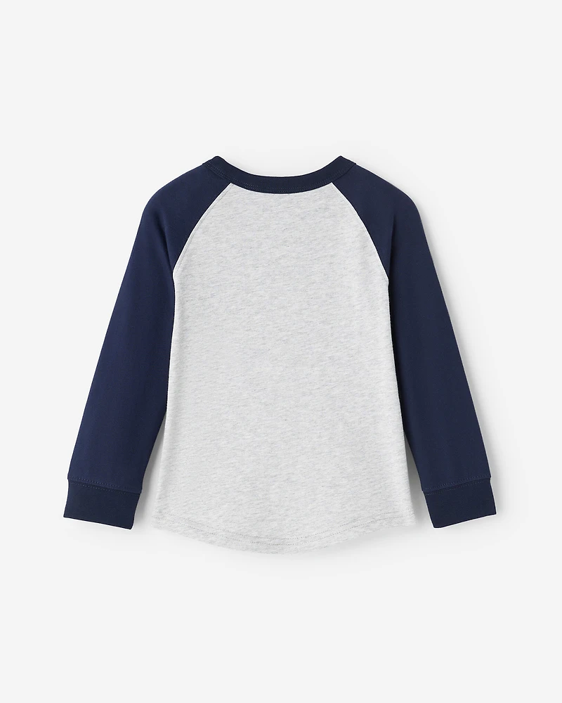 Toddler Plaid Baseball T-Shirt