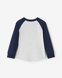 Toddler Plaid Baseball T-Shirt