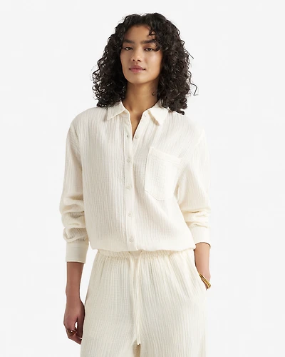 Chemise en gaze de coton Isla