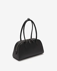 Sac à main style bowling en cuir Cervino