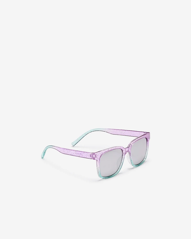 Kids Square Glitter Sunglasses