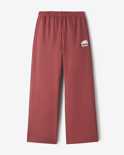 Pantalon à jambe large en molleton de coton bio Cooper
