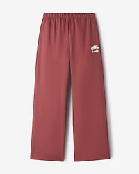 Pantalon à jambe large en molleton de coton bio Cooper
