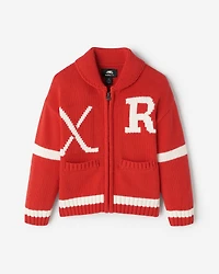 Toddler Hockey Shawl Cardigan