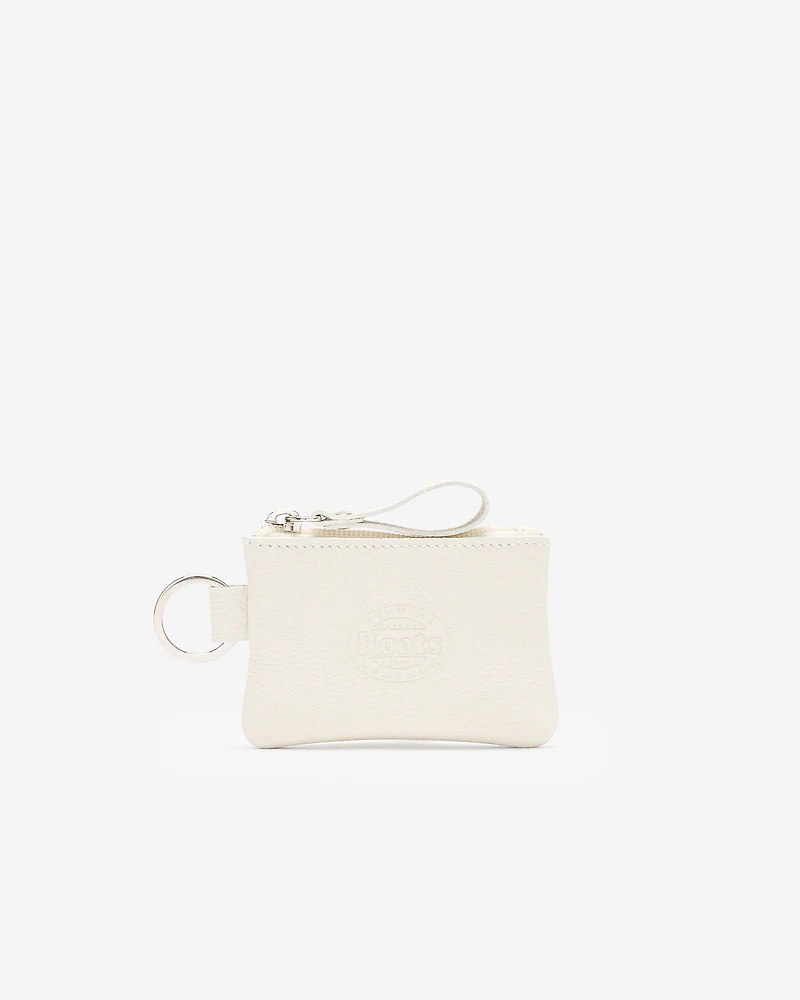 Pochette à glissière en cuir Cervino