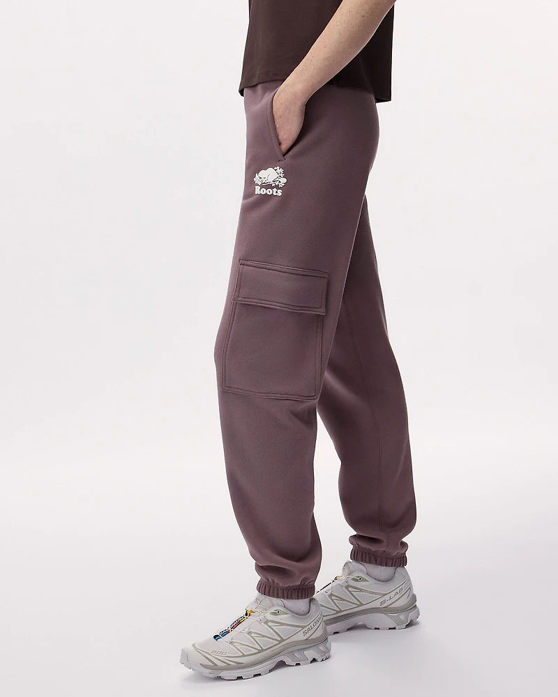Pantalon cargo Cooper en molleton de coton bio