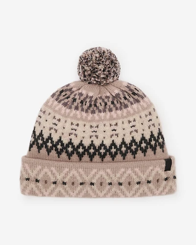 Tuque en laine Fair Isle