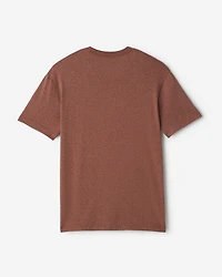 T-shirt poivré en coton bio pour hommes