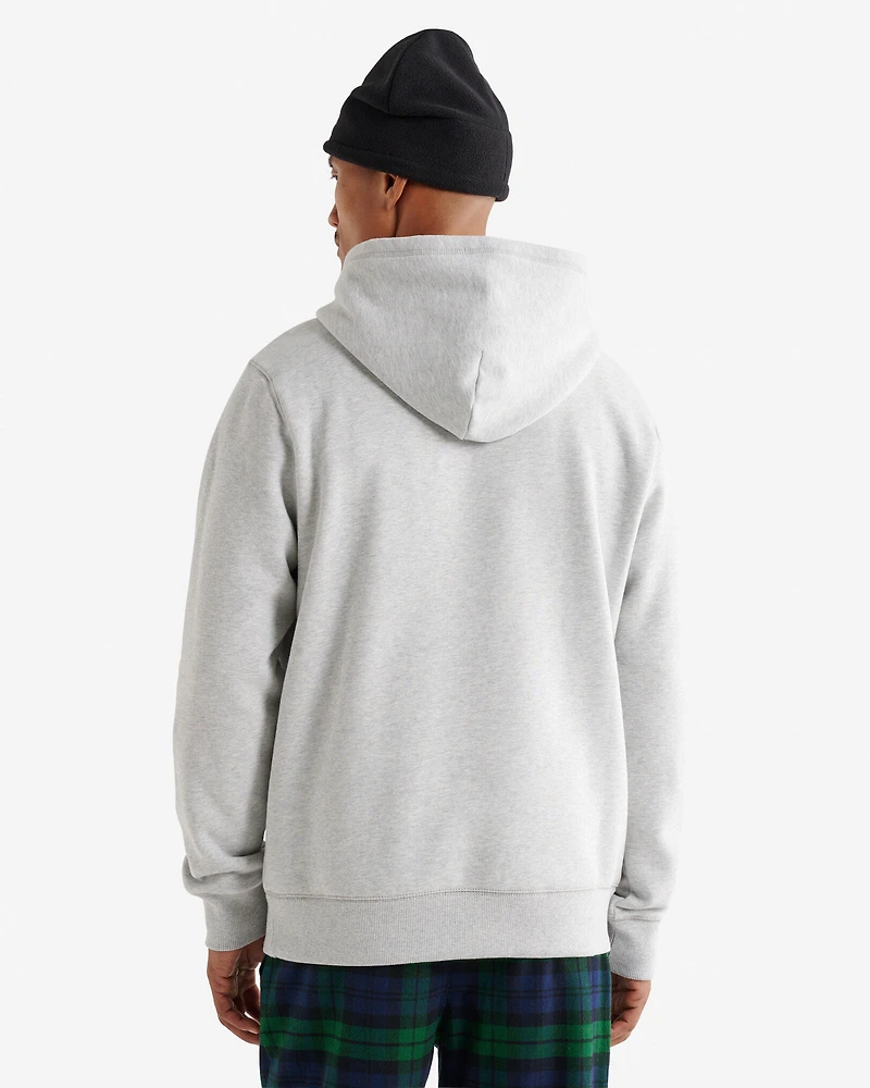 Plaid Applique Hoodie