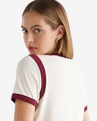T-shirt à manches courtes Roots pour femme