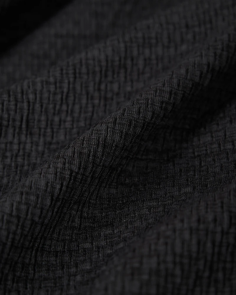 Active Textured Half Zip Hoodie