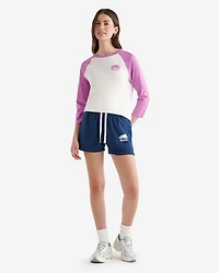 T-shirt style baseball Cooper en coton bio pour femme