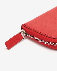 Portefeuille demi-lune en cuir Cervino