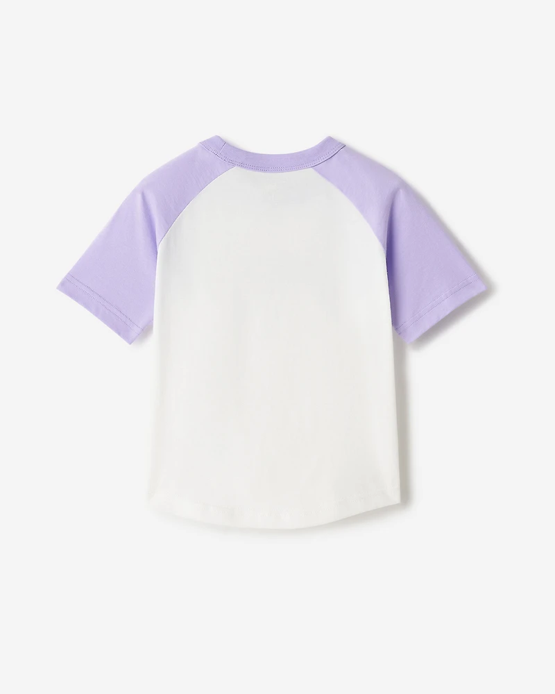 T-shirt style baseball à manches courtes Cooper pour tout-petits