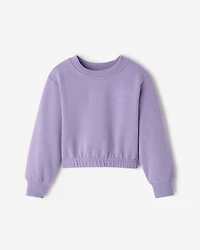 Toddler Girls Cozy Cinched Crew Sweatshirt