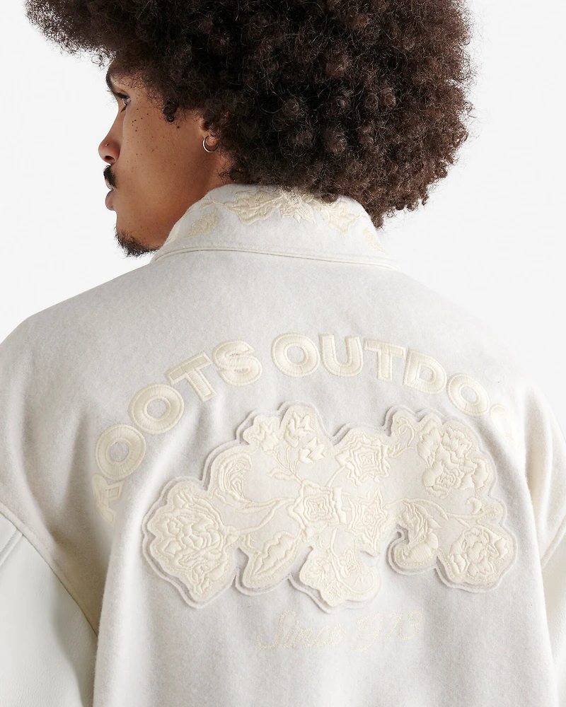 Blouson universitaire signature Roots