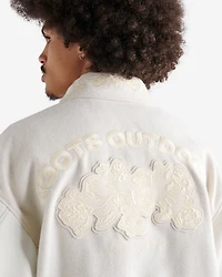 Blouson universitaire signature Roots