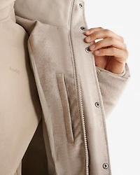 Roots Down Puffer Wool Jacket