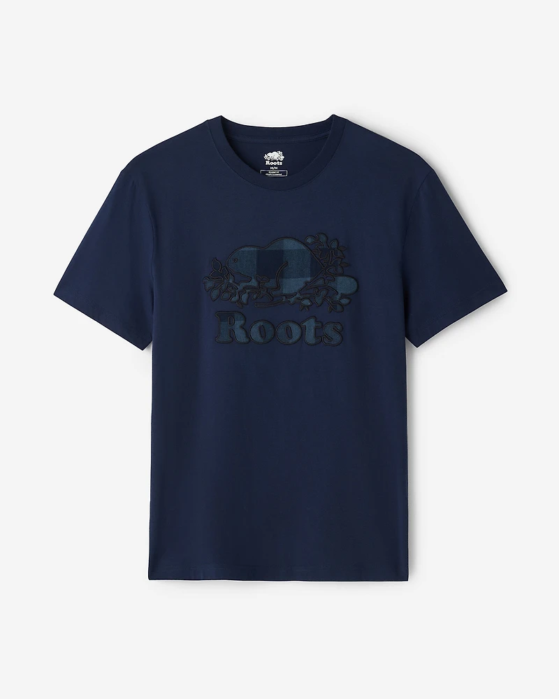 T-shirt Cooper à carreaux pour hommes