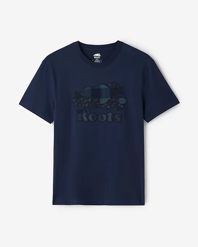 T-shirt Cooper à carreaux pour hommes