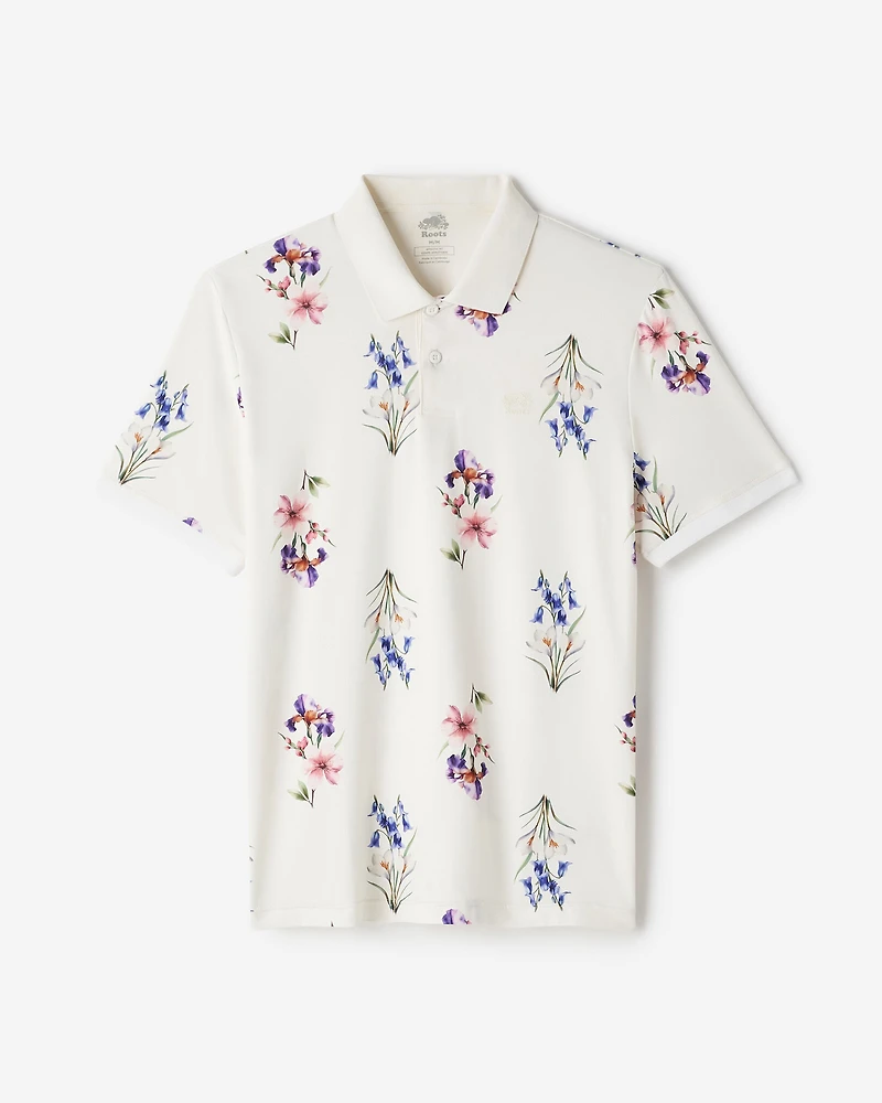 Polo en tricot floral Renew