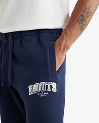 Pantalon en molleton avec appliqué à carreaux