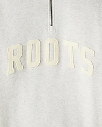 Chandail à demi-glissière avec appliqué Roots