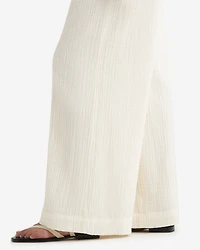 Pantalon à jambe large en coton Isla