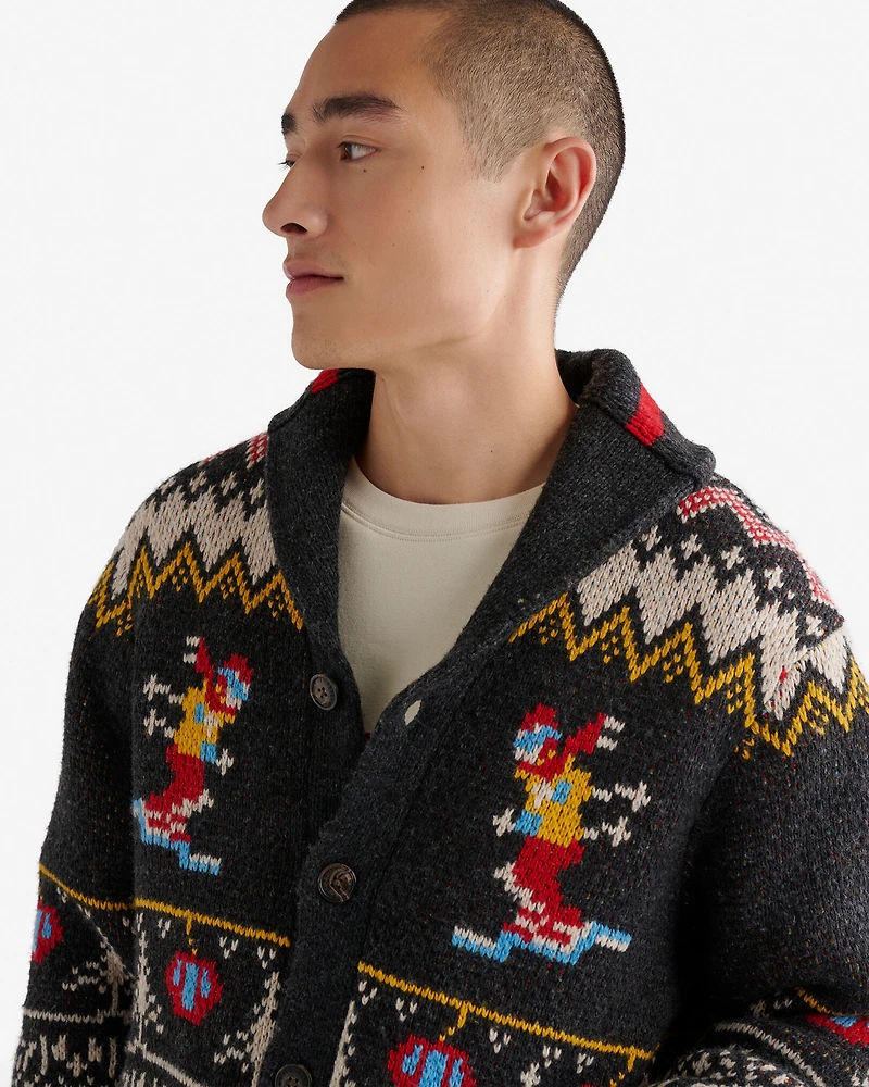 Cabin Shawl Fair Isle Cardigan