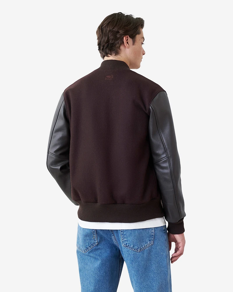 Blouson universitaire classique pour homme