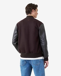 Blouson universitaire classique pour homme