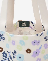 Fourre-tout en toile à motif floral