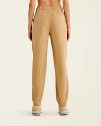 Pantalon ballon en doux coutil