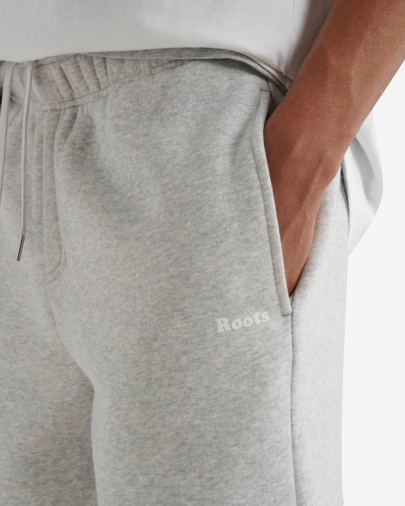 Pantalon en molleton Nuage à jambe droite