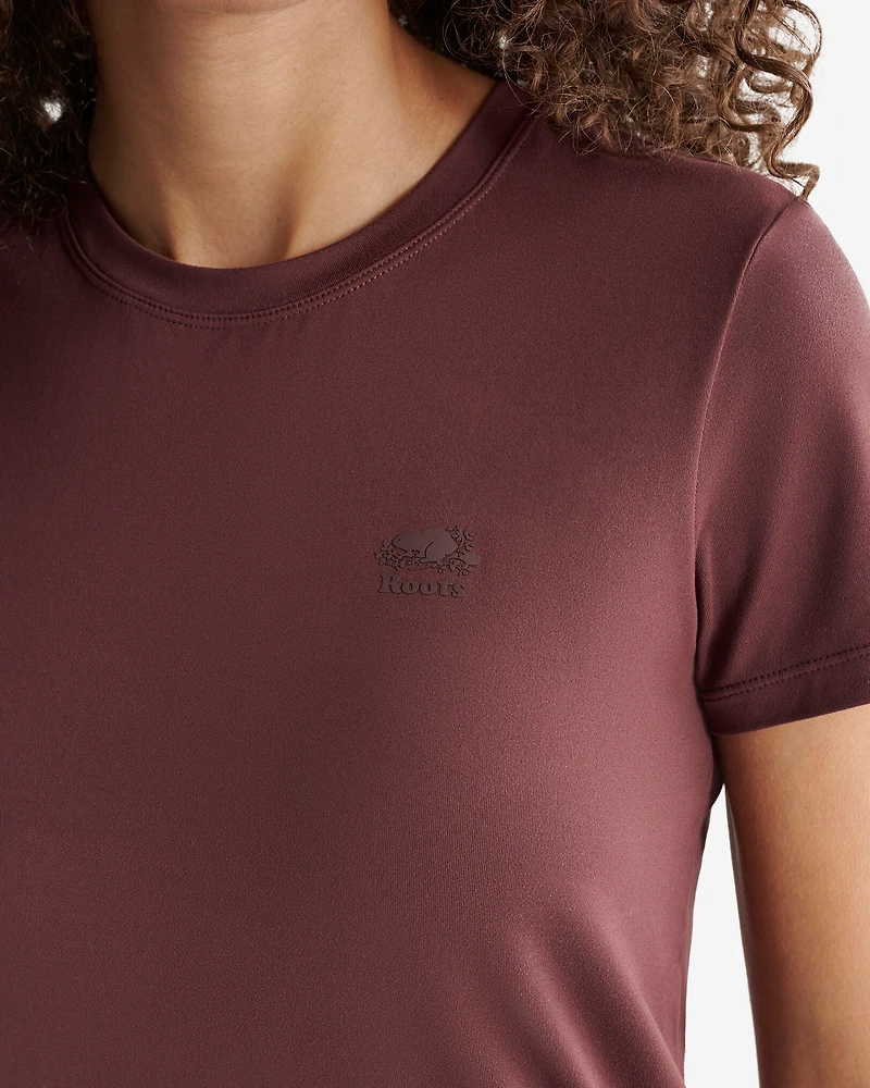 Renew Knit Short Sleeve Top