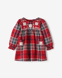 Baby Plaid Tidings Dress