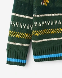 Kids Cabin Shawl Fair Isle Cardigan