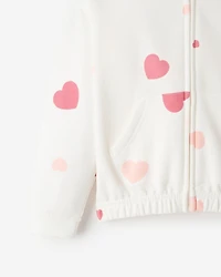 Toddler Cozy Love Bear Zip Hoodie