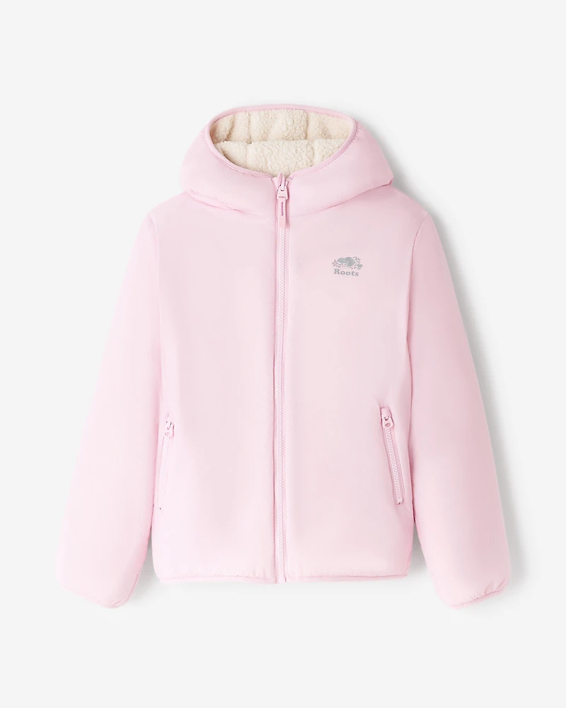 Kids Reversible Shearling Fleece Jacket