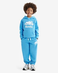 Chandail kangourou original à capuchon en coton bio pour enfants