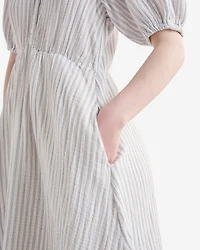 Robe thé en gaze de coton à motif Isla