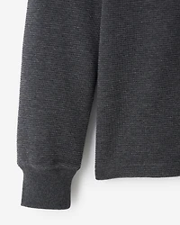 Chandail à glissière un quart en tricot double Thompson