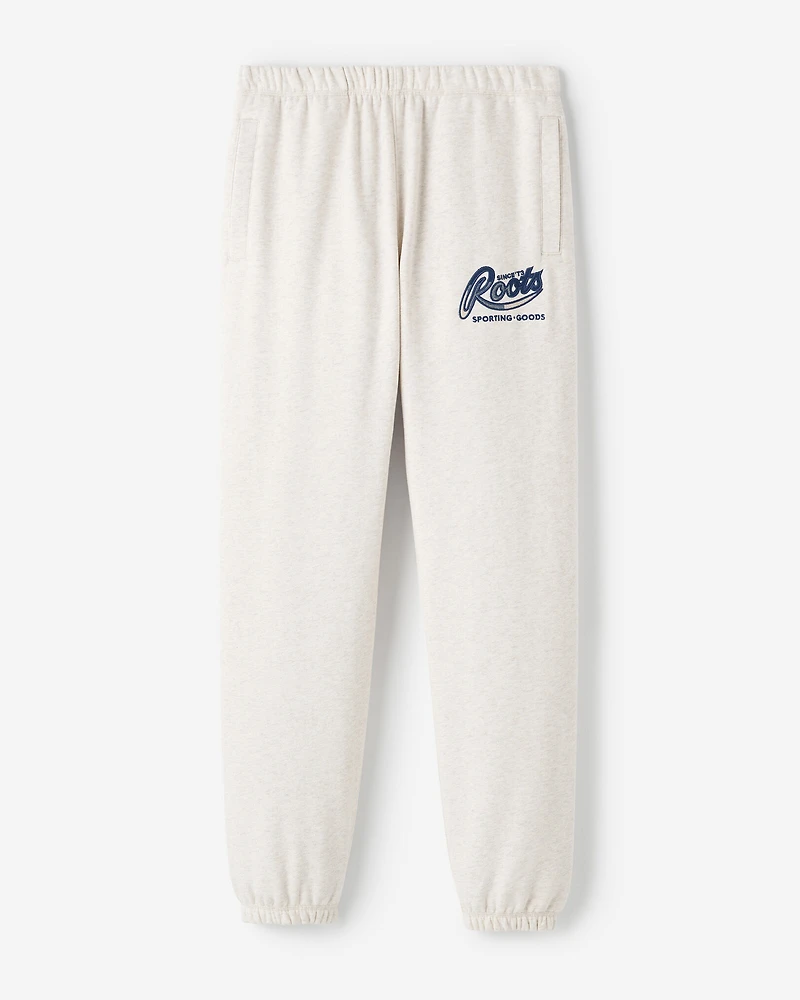 Pantalon en molleton avec appliqué à carreaux