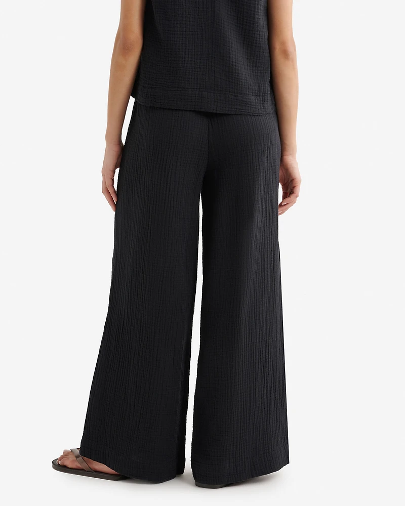 Isla Cotton Wide Leg Pant