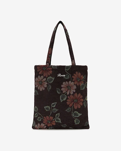 Floral Jacquard Tote