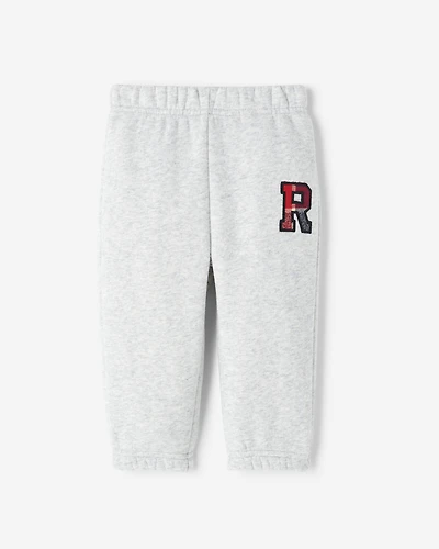 Baby Plaid Applique Sweatpant