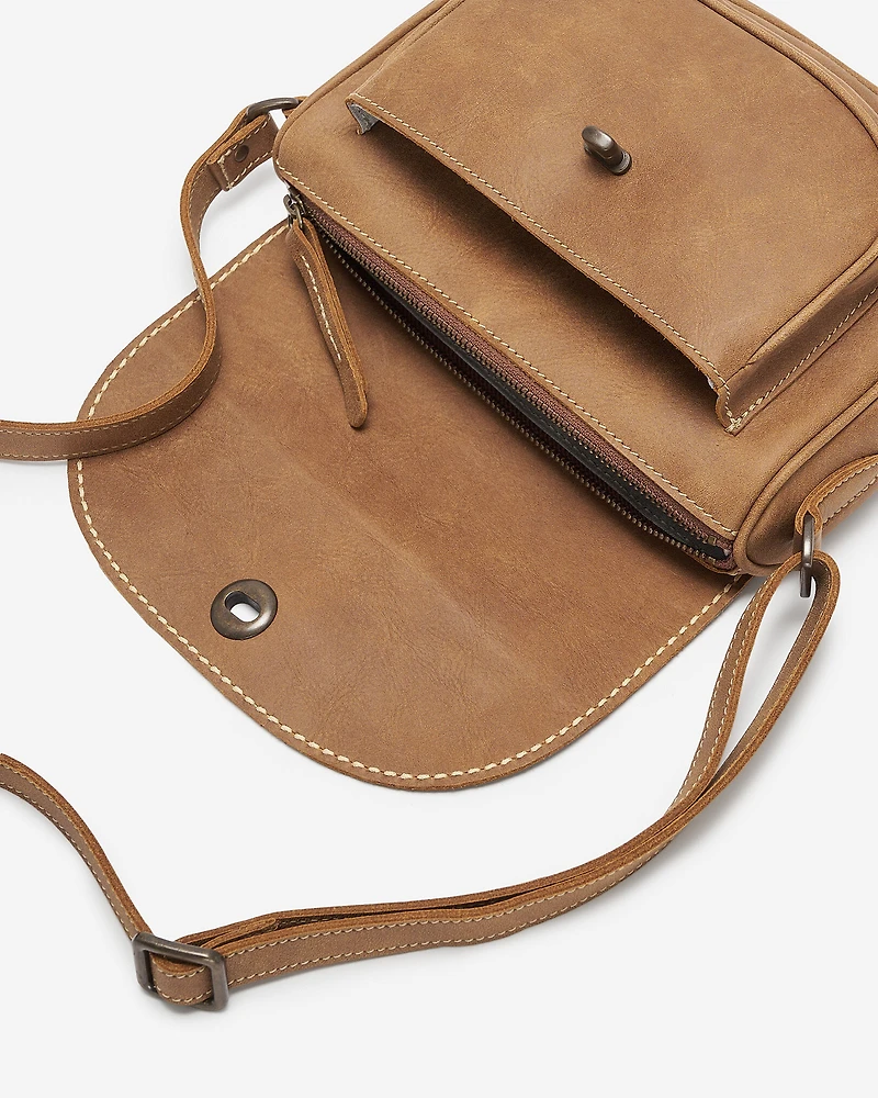 Sac à bandoulière Riverside en cuir Tribe