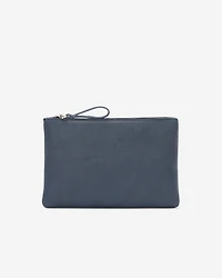 Grande pochette à glissière en cuir Tribe