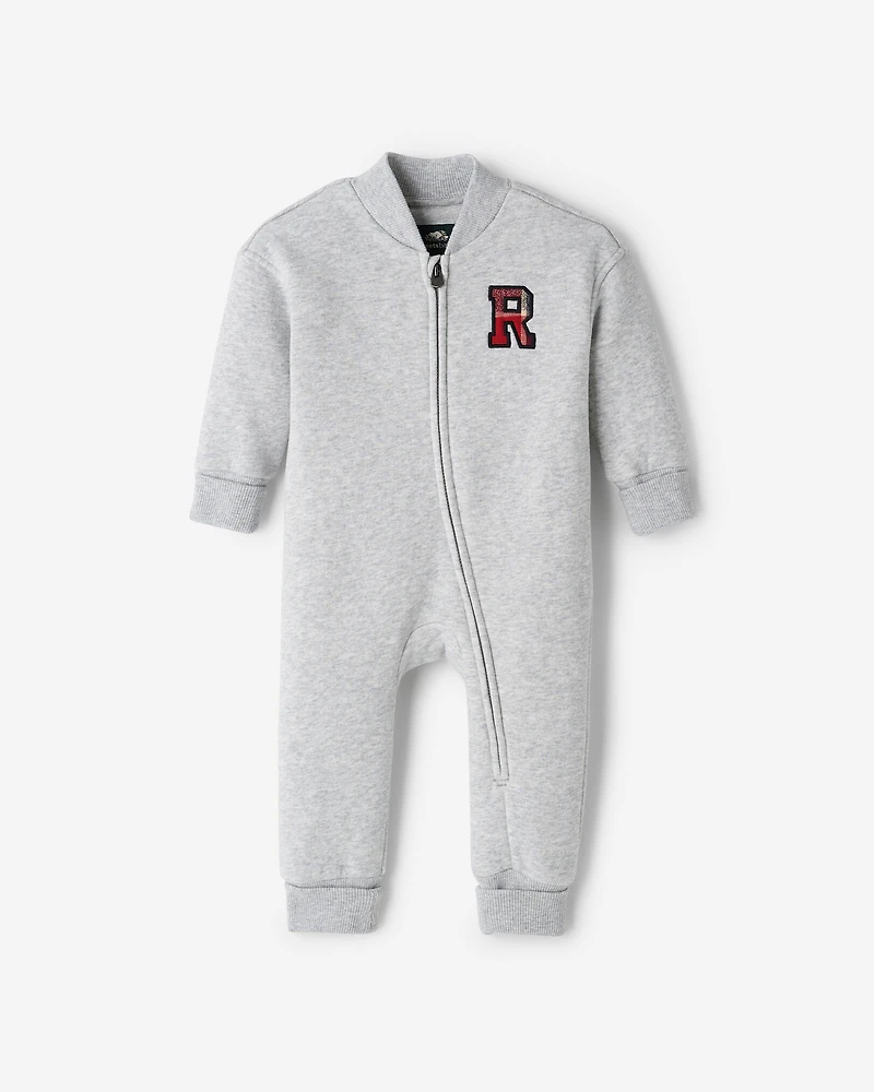 Baby Plaid Applique Romper