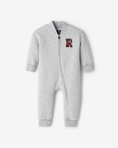 Baby Plaid Applique Romper
